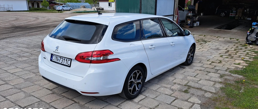 Peugeot 308 cena 43900 przebieg: 120000, rok produkcji 2017 z Inowrocław małe 301